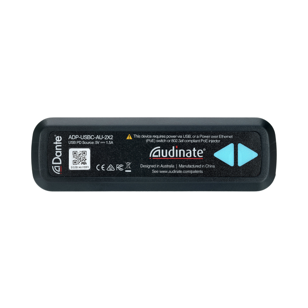 Dante_USBC_ADP_USBC_AU_2x2_3 Audinate ADP-USBC-AU-2X2 數位音訊轉換器 USB-C 輸入輸出:圖片 3