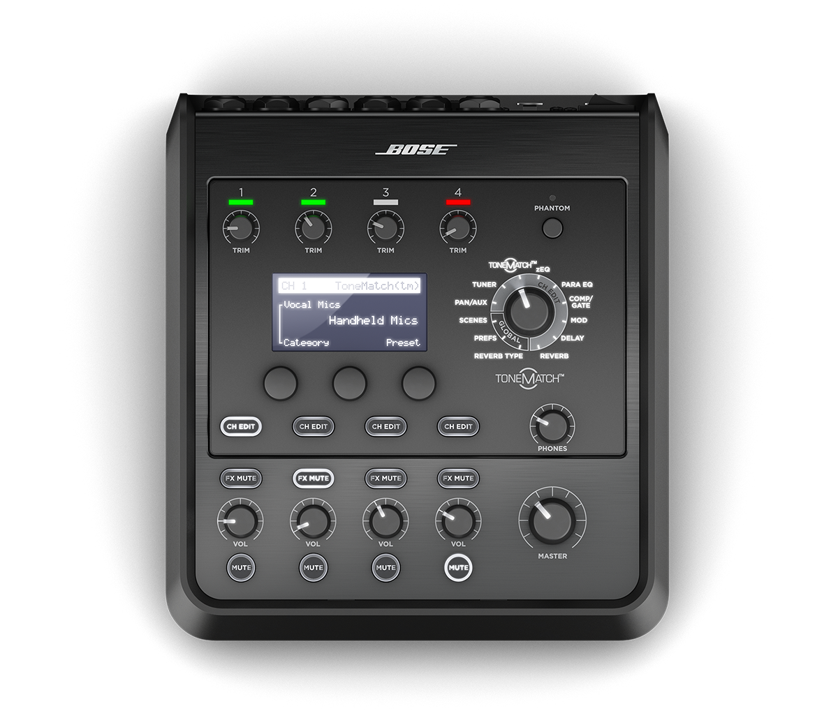 T4S ToneMatch數位混音器-1 BOSE T4S ToneMatch 數位混音器:圖片 1