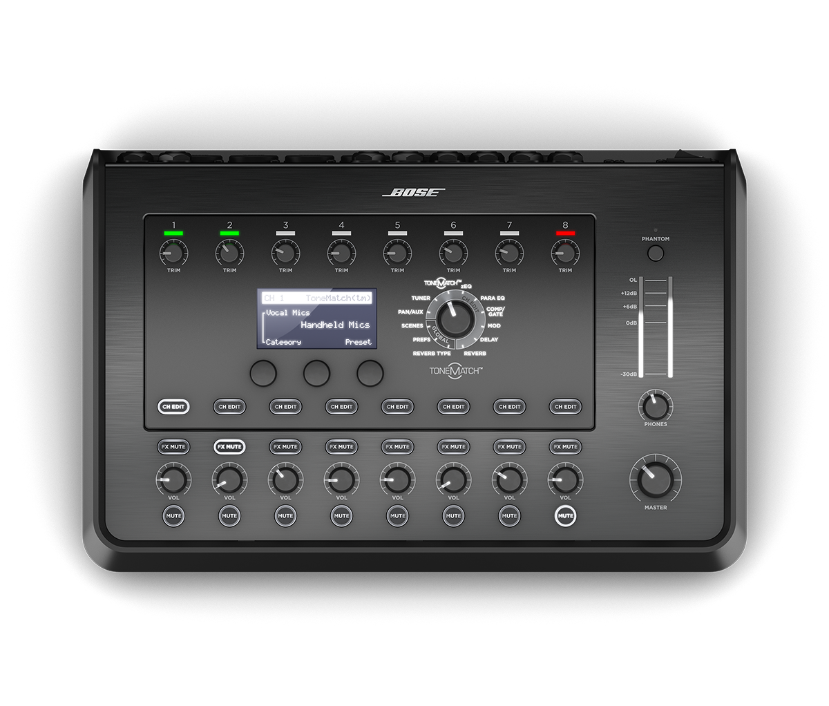 T8S ToneMatch數位混音器 BOSE T8S ToneMatch 數位混音器:圖片 1
